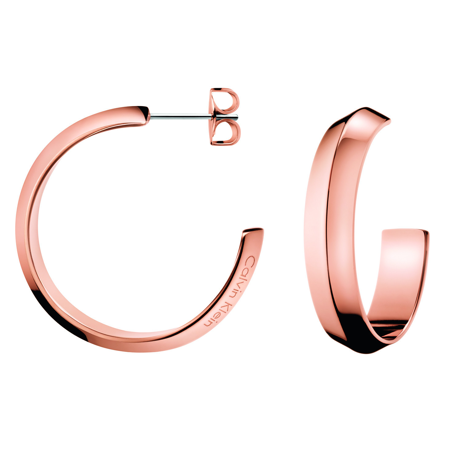 Boucles d'oreilles Calvin Klein Shape rosé