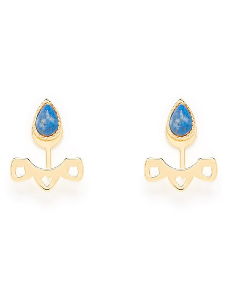 Boucles d'oreilles Emma et Chloé Samia Lapis Lazuli
