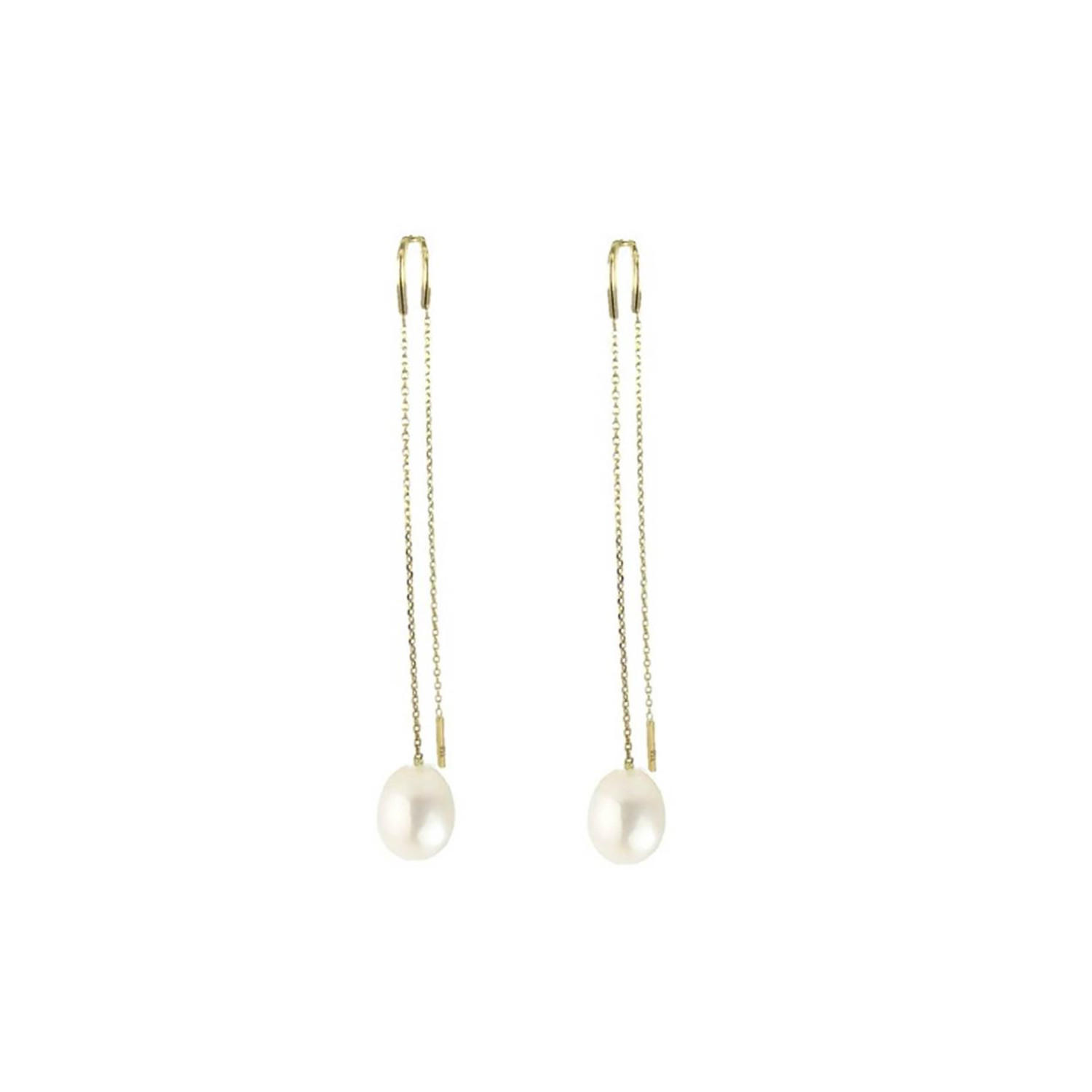 Boucles d'oreilles perles de culture poire 8.5/9 mm