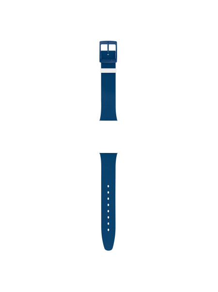 Bracelet pour montre Swatch Skin classique silicone bleu