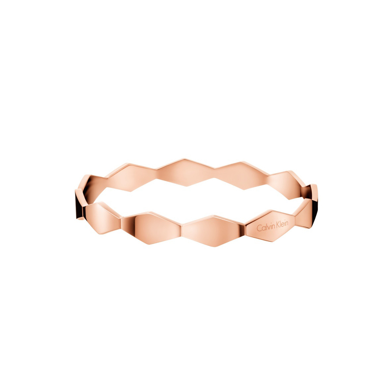 Bracelet jonc Calvin Klein Snake rosé S
