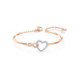 Bracelet jonc Swarovski Infinity Heart