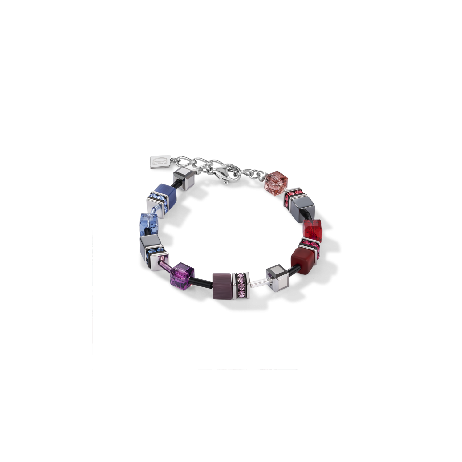Bracelet Coeur de Lion Géocube Multicolore
hématite