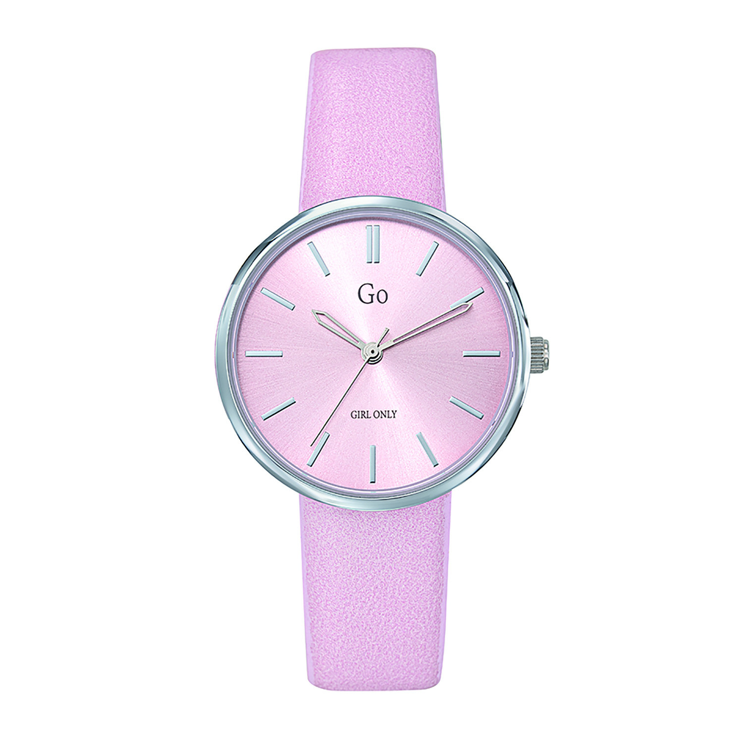 Montre femme Go Girl Only silicone rose cadran rose
