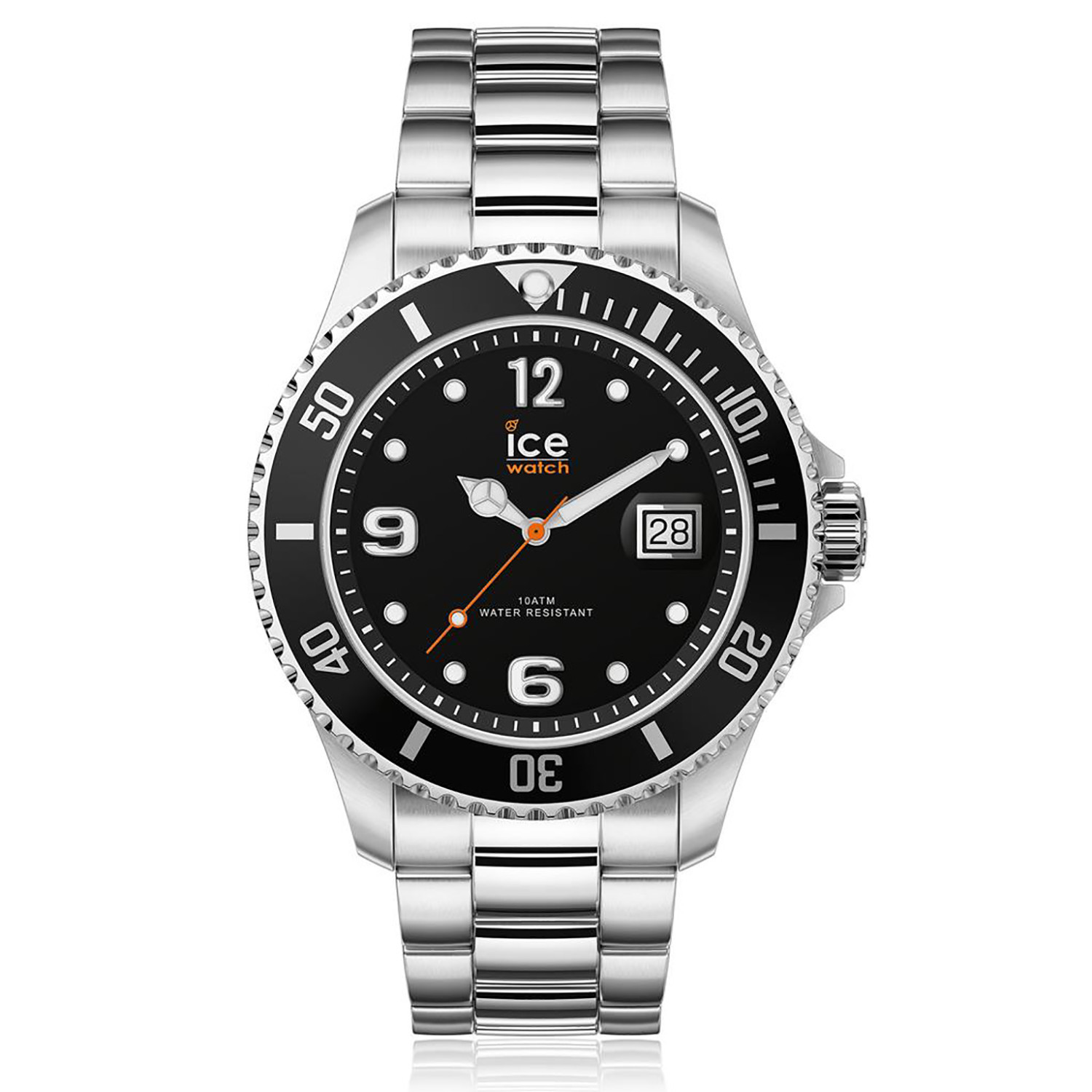 Montre Ice Watch steel black silver small