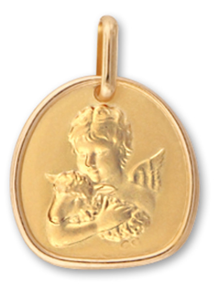 Médaille Brillaxis ange avec agneau