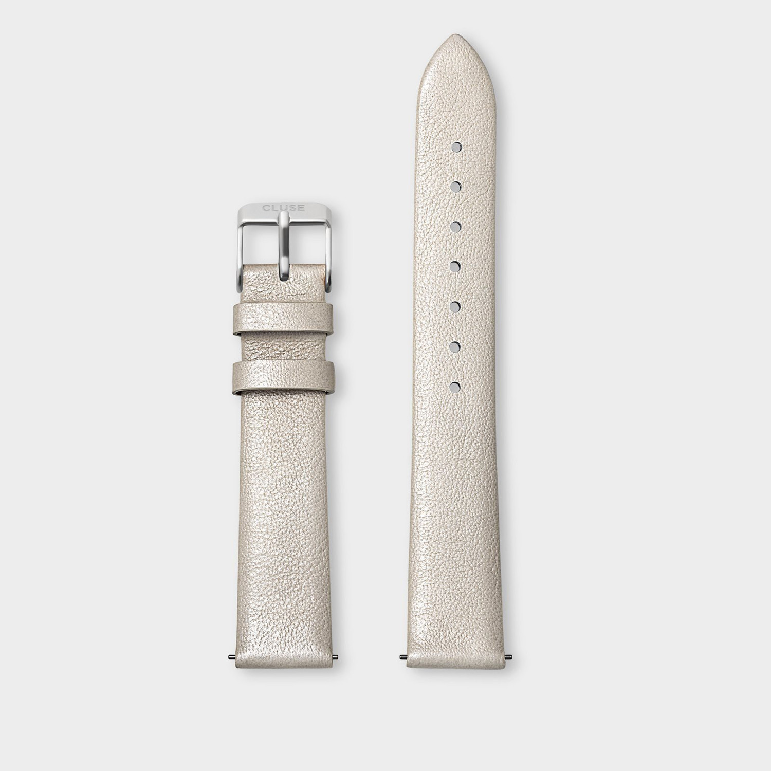 Bracelet montre Cluse White Metallic/ Silver
16 mm