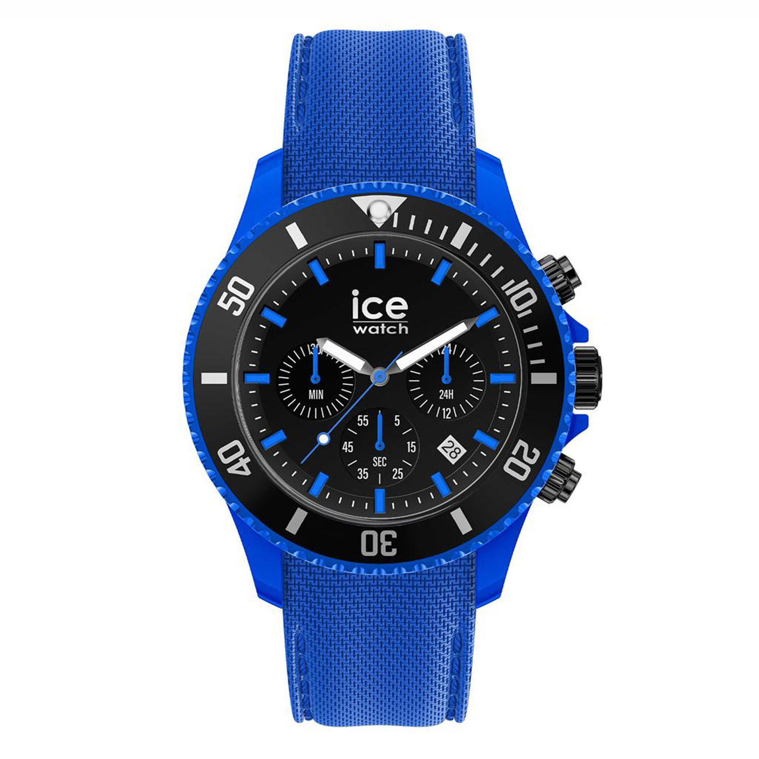 Montre Ice Watch chrono Neon Blue Large