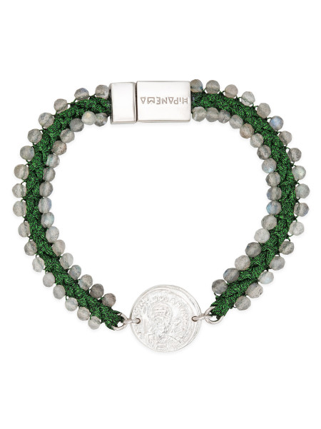 Bracelet Hipanema Conquistador green L