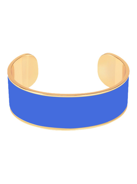 Bracelet jonc ouvert ajustable bleu majorelle
collection bangle