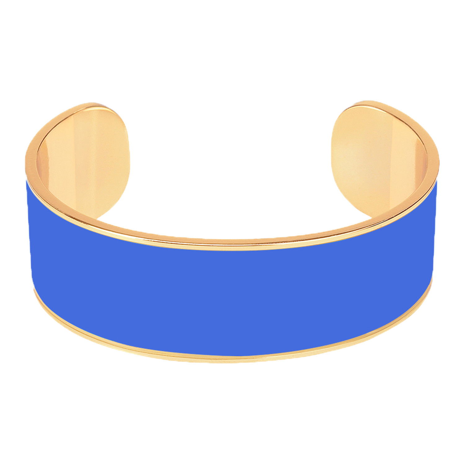 Bracelet jonc ouvert ajustable bleu majorelle
collection bangle