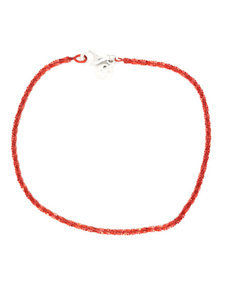 Bracelet Elden argent 925/1000 1 rang rouge rubis collection Catch the Rainbow