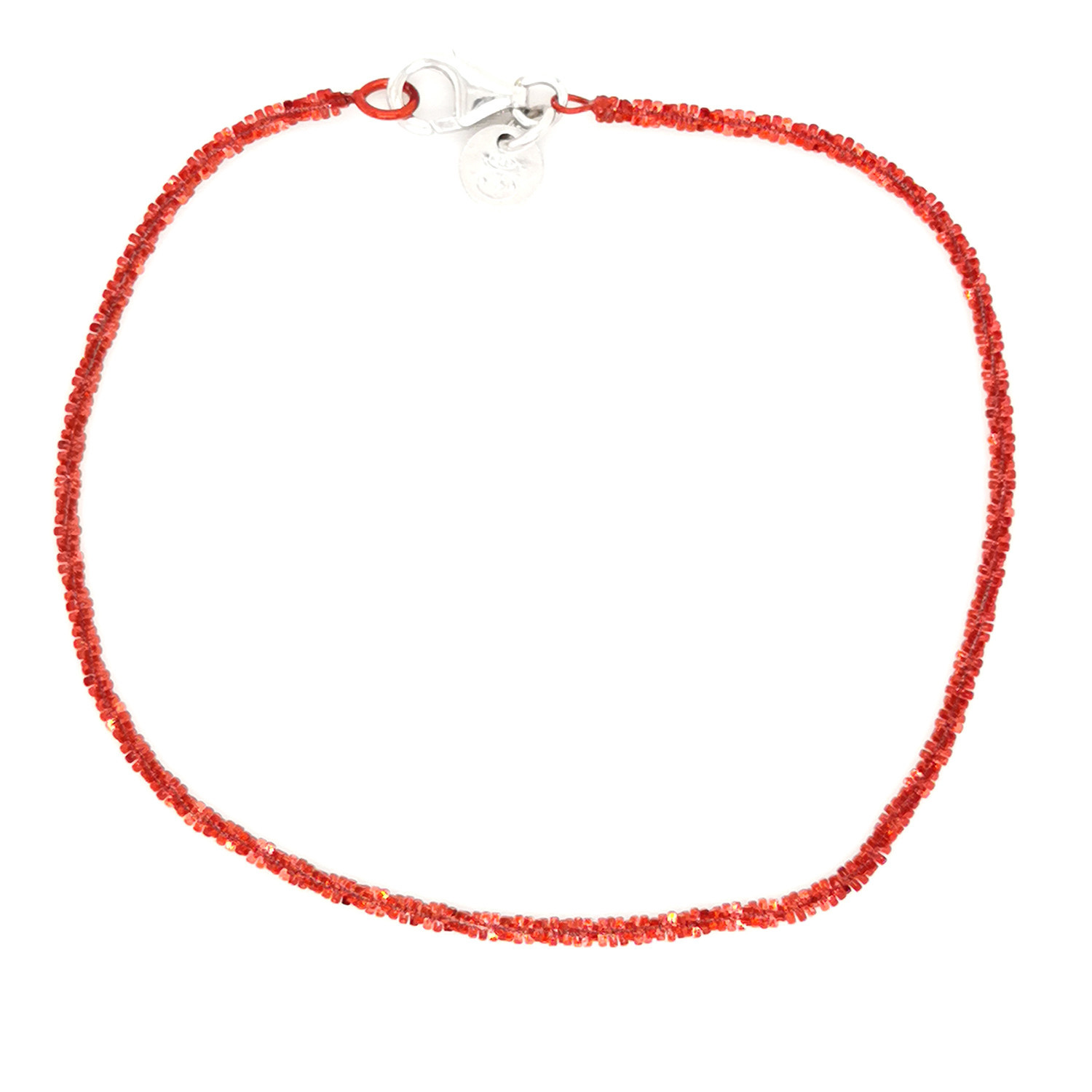 Bracelet Elden argent 925/1000 1 rang rouge rubis
collection Catch the Rainbow