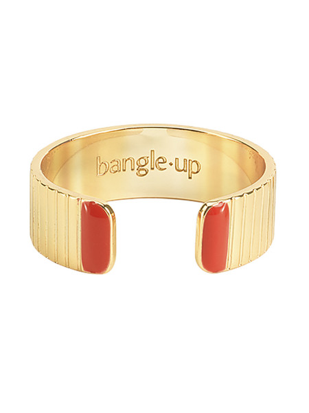 Bague ouverte Bangle Up émail tangerine
collection Dimore