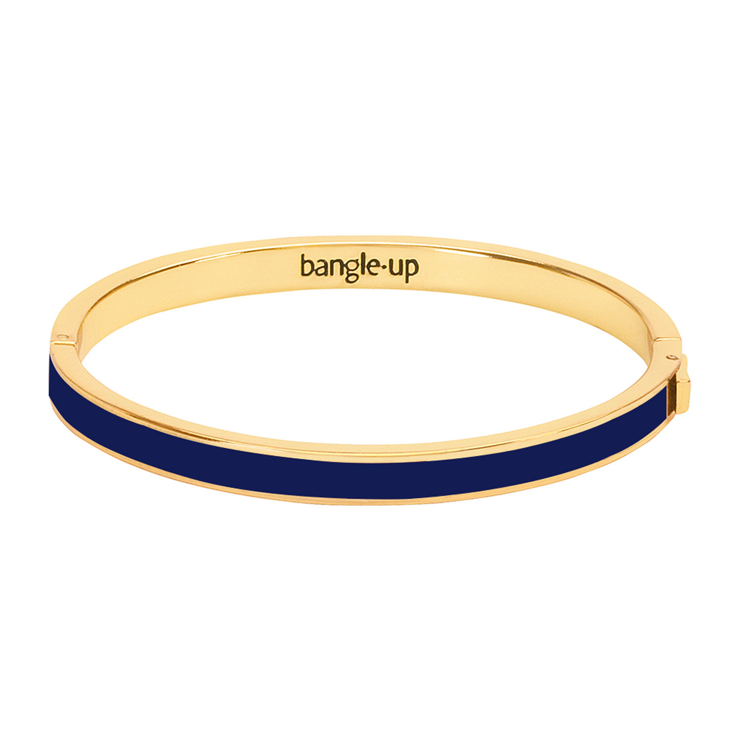 Bracelet jonc Bangle Up laiton émail bleu nuit
collection Bangle taille 1
