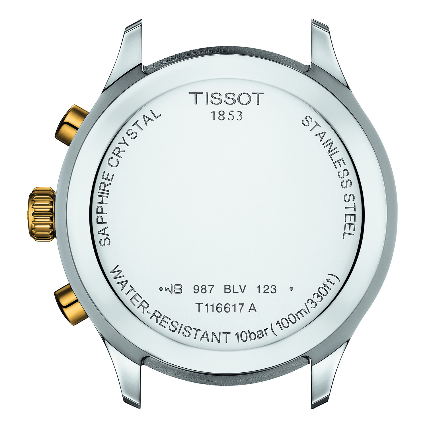 Montre Tissot chrono XL acier bicolore cadran vert