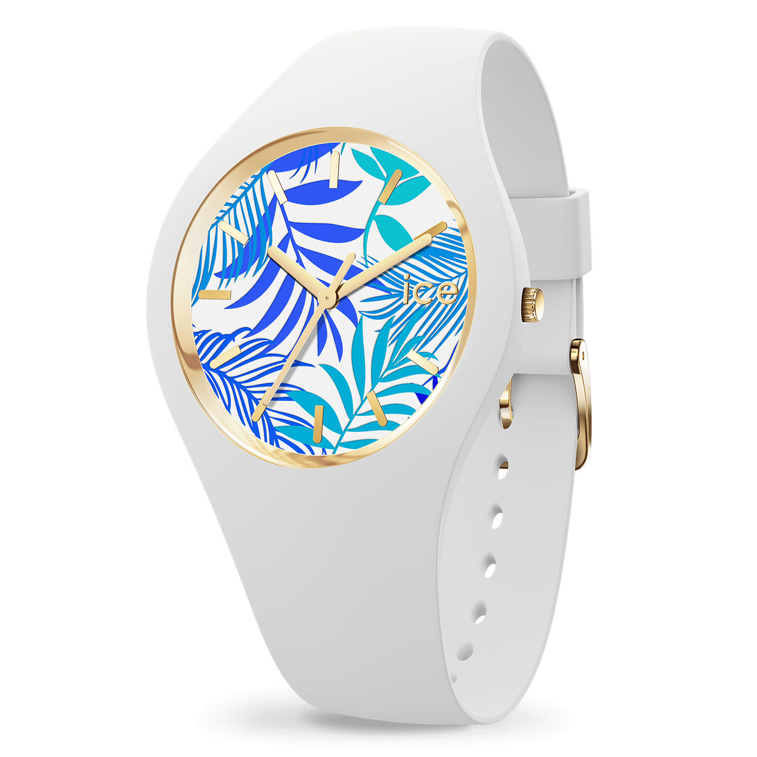 Montre femme Ice Watch Fower Turquoise leaves M