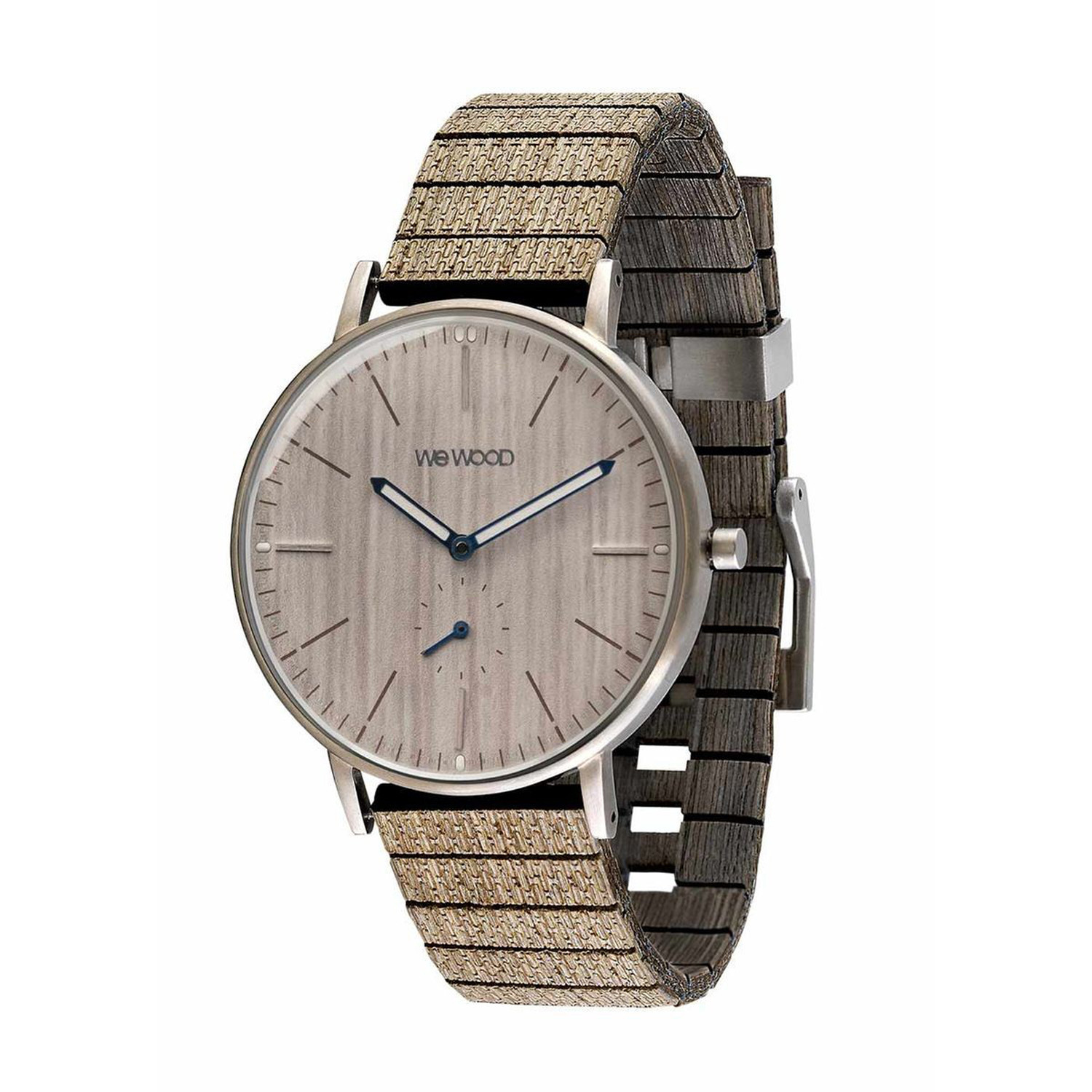 Montre bois Wewood Albacore silver white pear