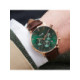 Montre homme Cluse Aravis Chrono Rose Gold Green/
Brown
