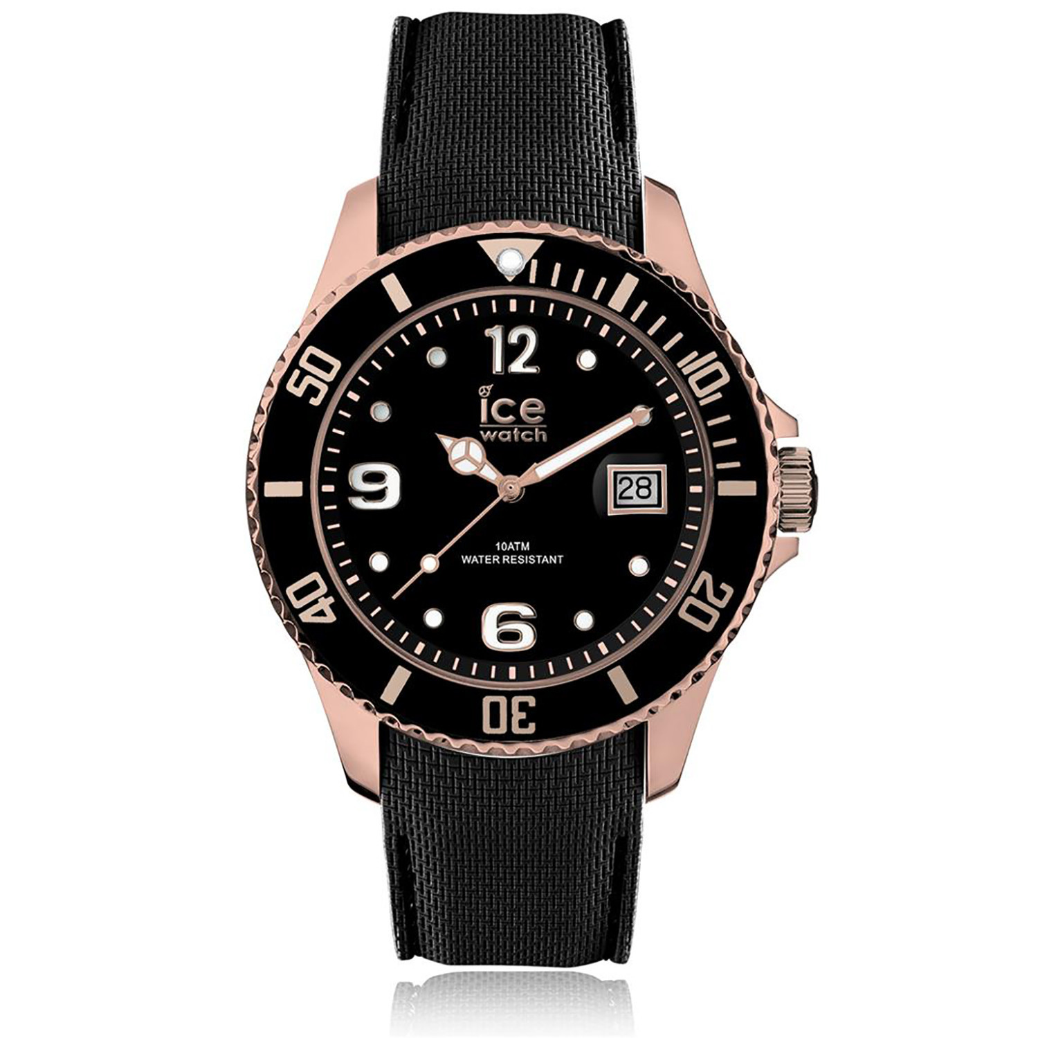 Montre Ice Watch Black rose gold large