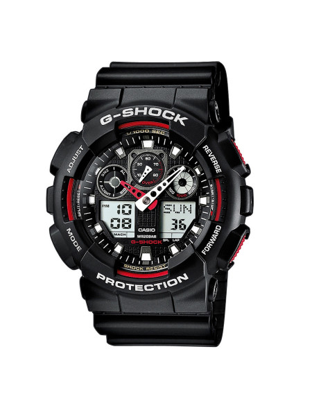 Montre Casio G-Shock noire et rouge