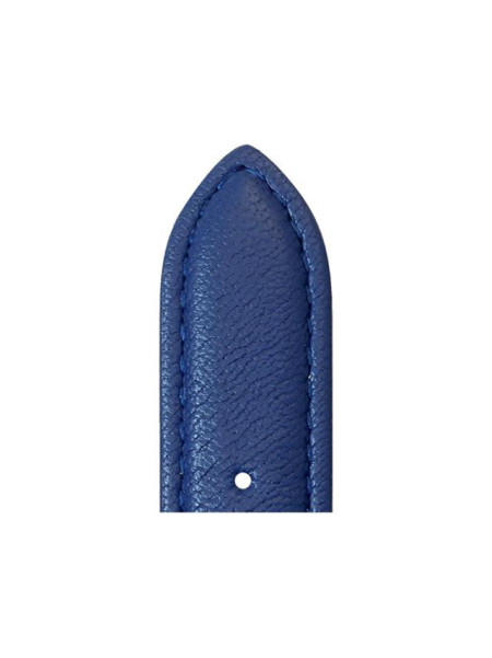 Bracelet cuir Screen bleu mat 16/14mm
