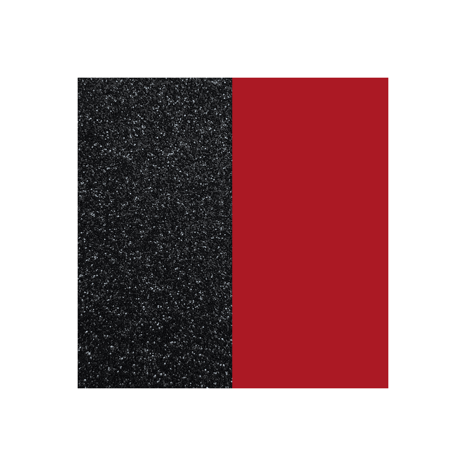 Vinyle Bague Les Georgettes 12mm
Paillettes noires/ Rouge
