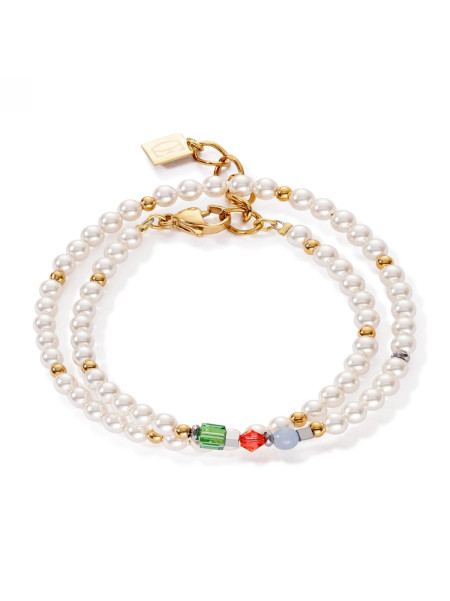Bracelet Coeur de Lion Princess Pearls Wrap Around