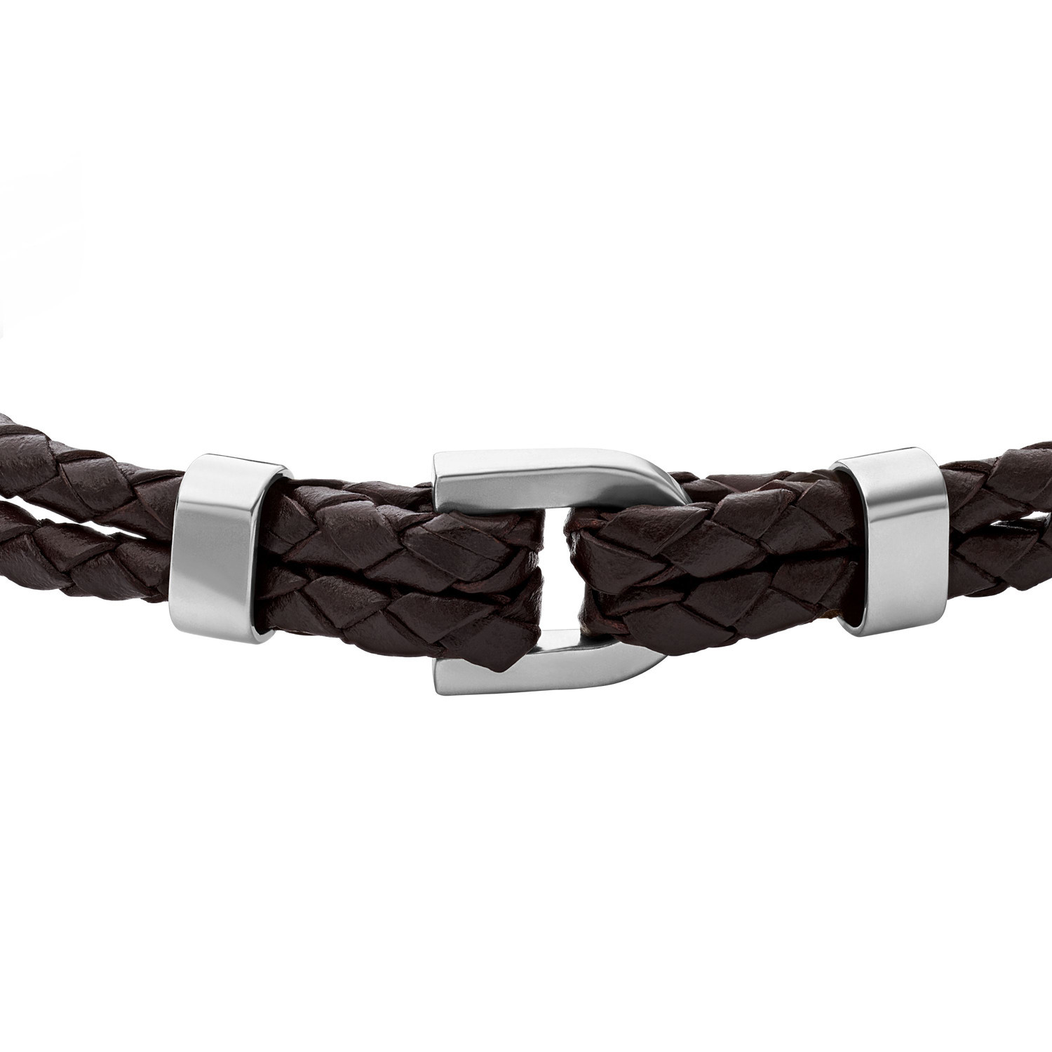 Bracelet homme Fossil Heritage D-Link cuir brun