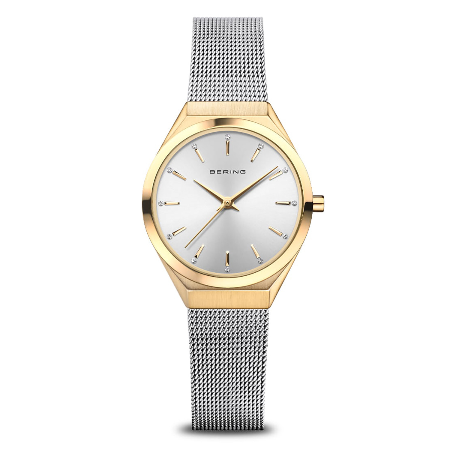 Montre femme Bering maille milanaise
collection Ultra Slim