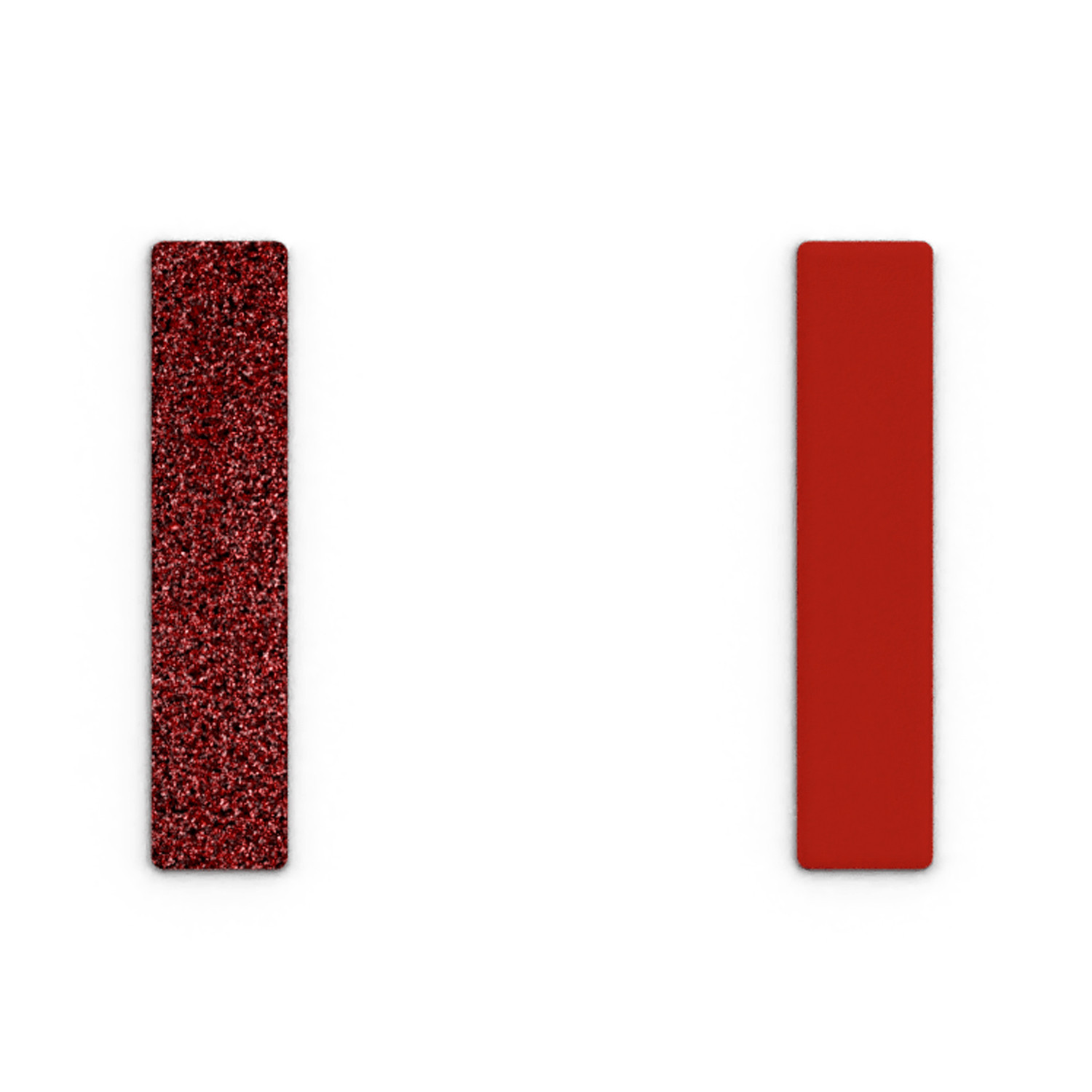 Simili bague Georgettes rouge pailleté/écarlate 12mm