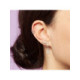 Piercing Ear-cuff Agatha Doble Aro argent