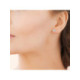 boucles d'oreilles Brillaxis puce oxydes de zirconiu
argent rhodié