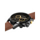 Montre Pierre Lannier Sentinelle chrono cuir brun