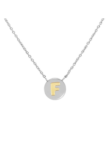 Collier Nomination collection My Bonbons lettre F