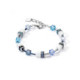 Bracelet Coeur de Lion Geocube Iconic Nature
bleu blanc