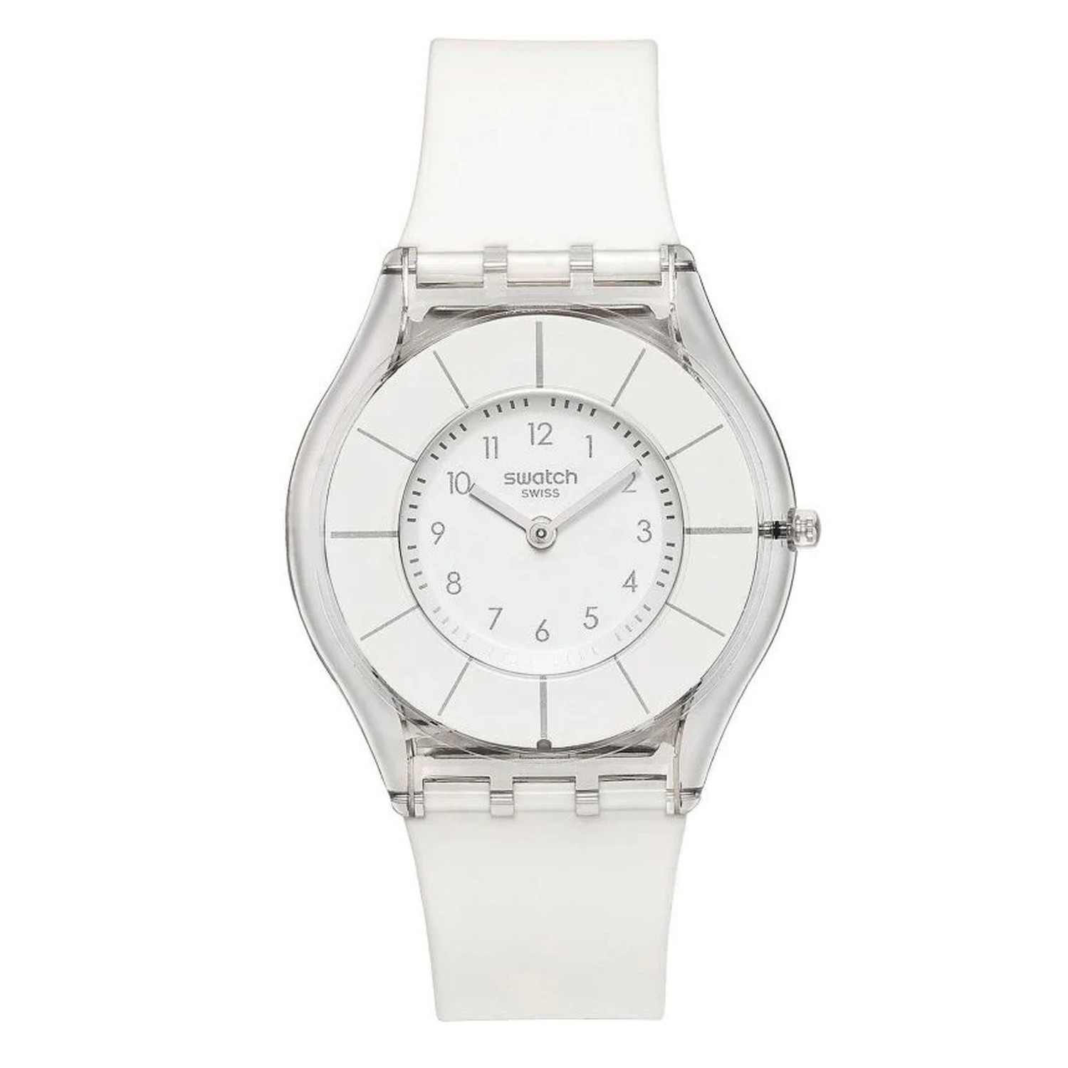 Montre femme Swatch Skin White Classiness