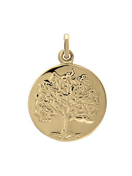Médaille Brillaxis arbre de vie or 18 carats