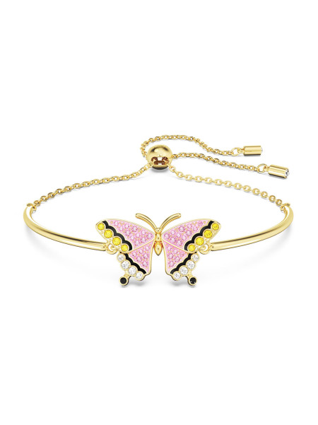 Bracelet Swarovski Idyllia Papillon rose et doré