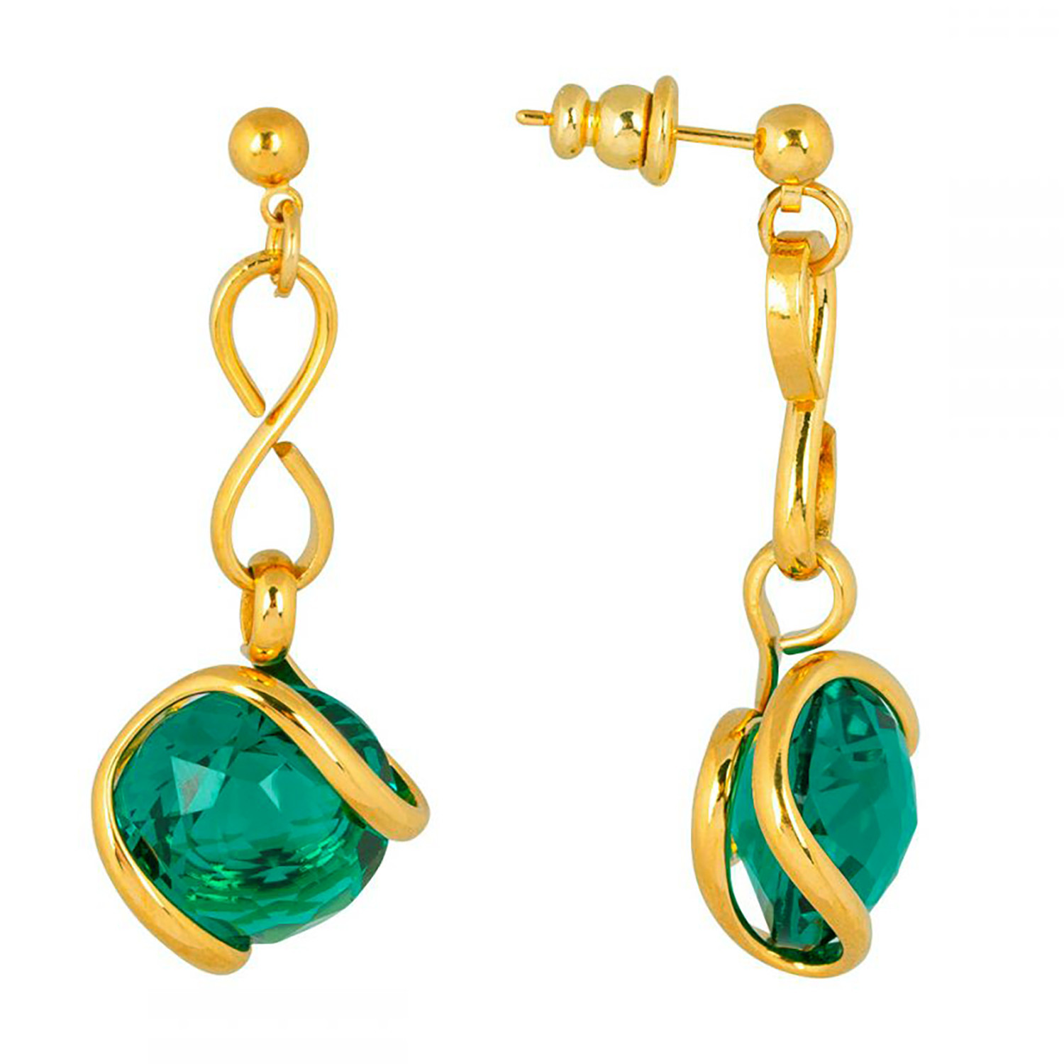 Boucles d'oreilles Andrea Marazzini Bubble Emerald