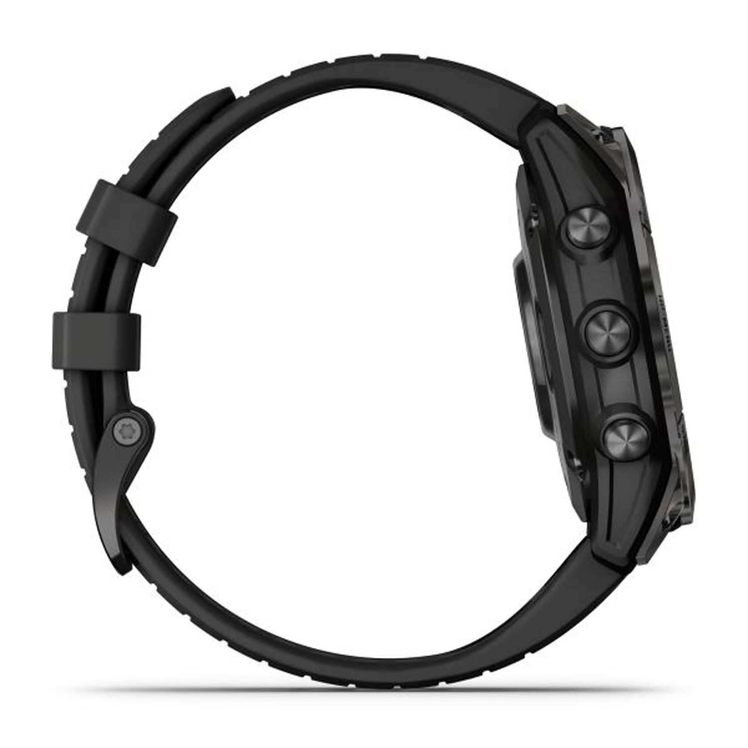 GARMIN Fénix 7X PRO Saph Solar Carbon Gray DLC avec bracelet Noir