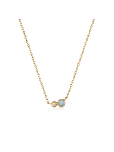 Collier Ania Haie Spaced Out doré amazonite