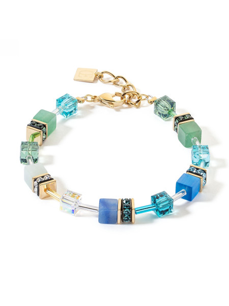 Bracelet Coeur de lion GeoCUBE® Iconic
Precious vert-turquoise
