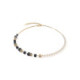 Collier Coeur de Lion GeoCUBE® Precious
Fusion Pearls noir-doré