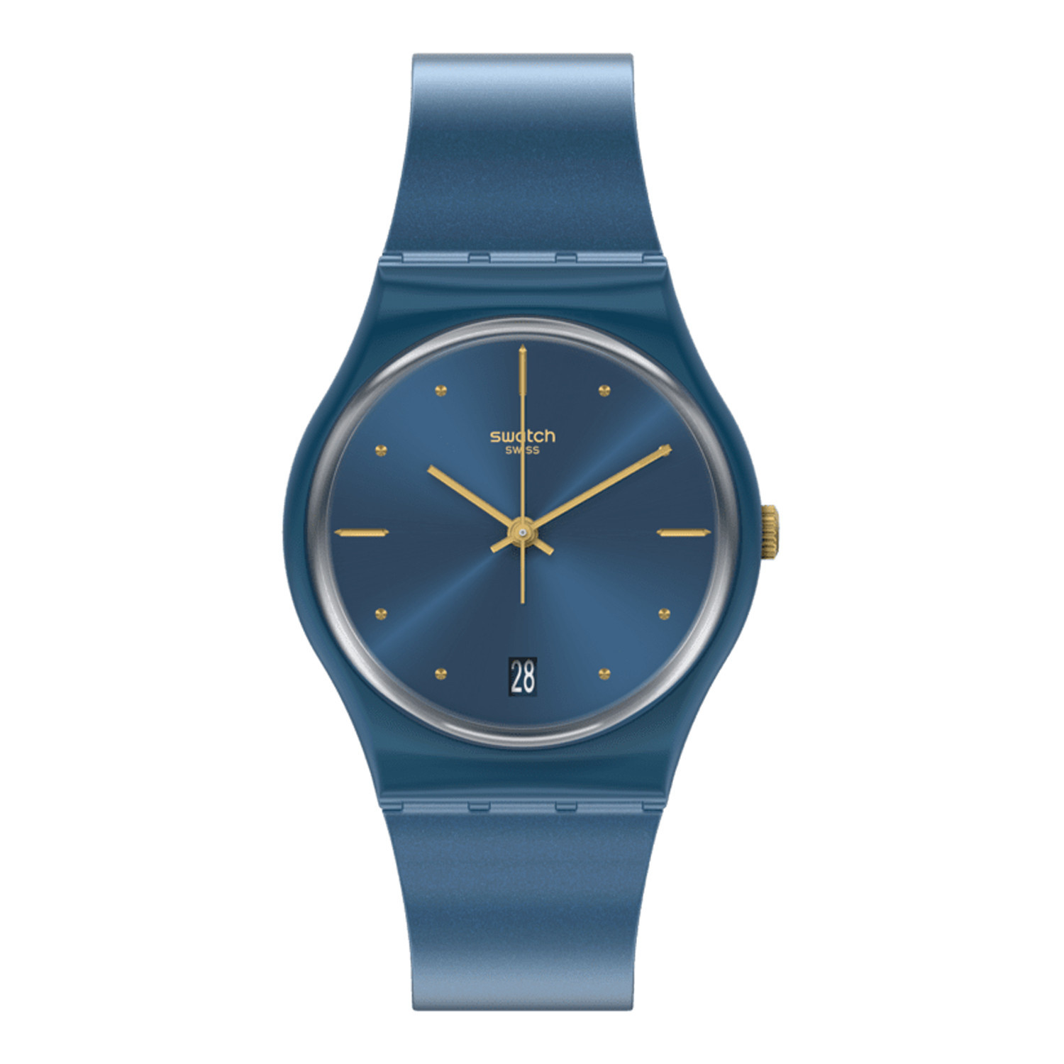 Montre femme Swatch Pearlyblue