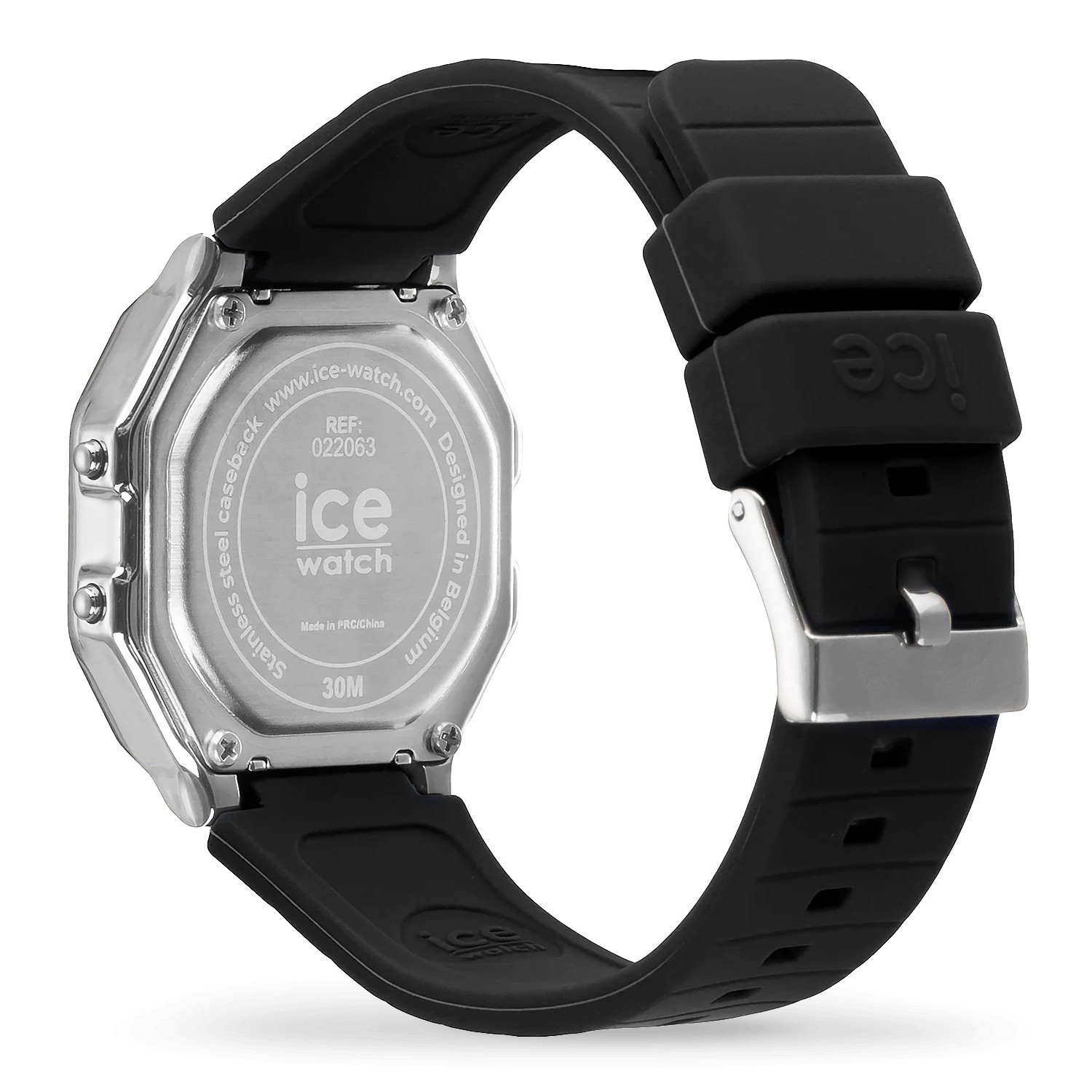 Montre femme Ice Watch Ice Digit Retro Black Silver
S