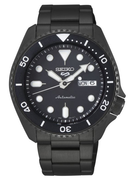 Montre Seiko 5 Sports automatique acier noir