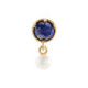 Boucle d'oreille individuelle Agatha Précieux dorée
lapis lazuli