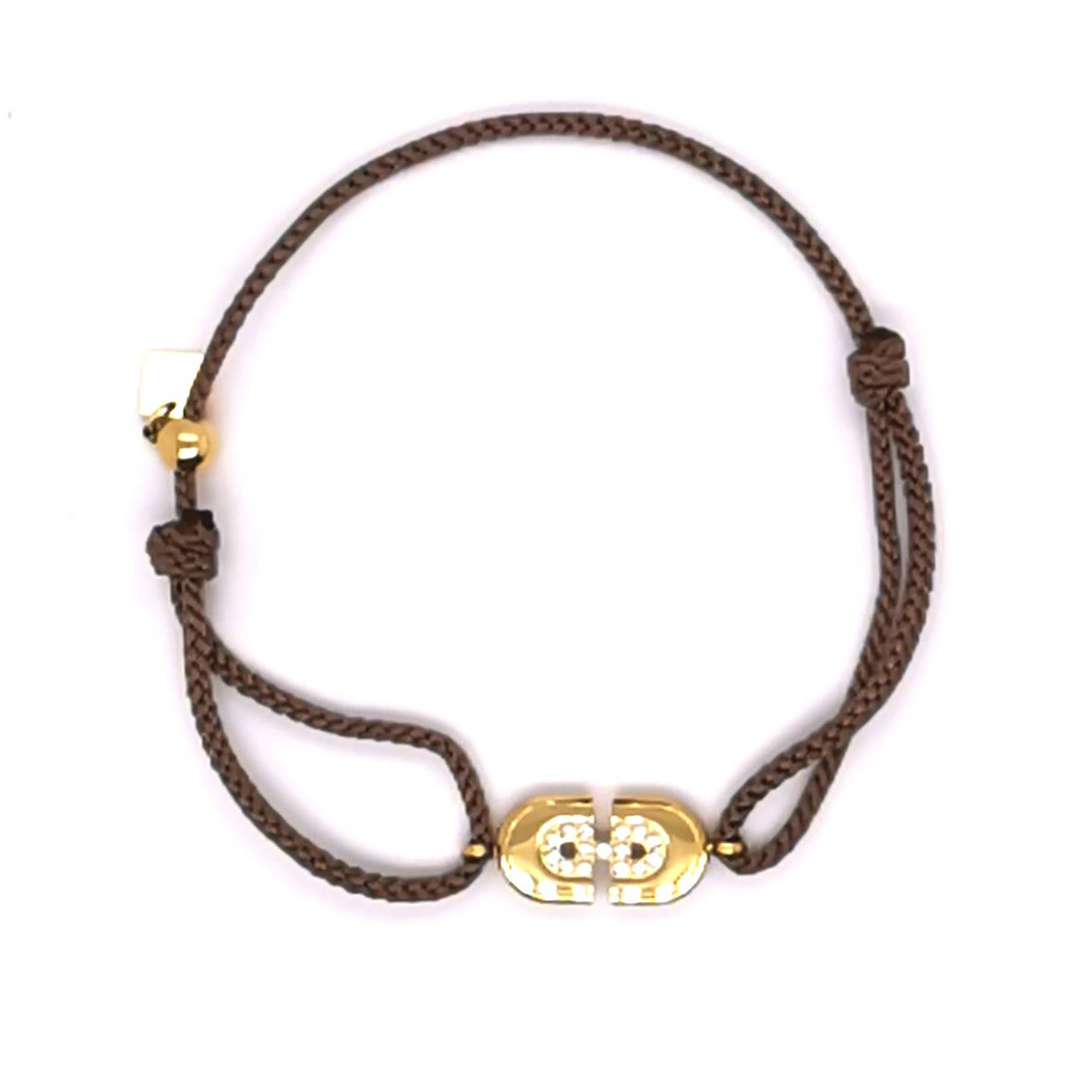 Bracelet Zag Bijoux coton et acier
8.6x16mm