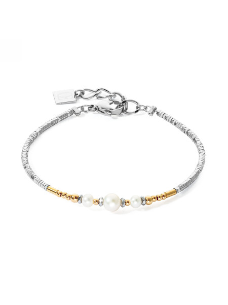 Bracelet Coeur de Lion Classic Princess perles d'eau
douce